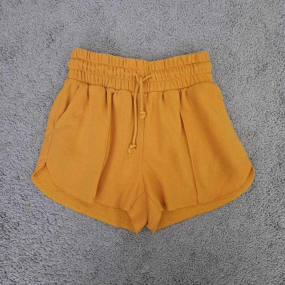 Wild Fable Orange Drawstring Sweat Shorts (size S)